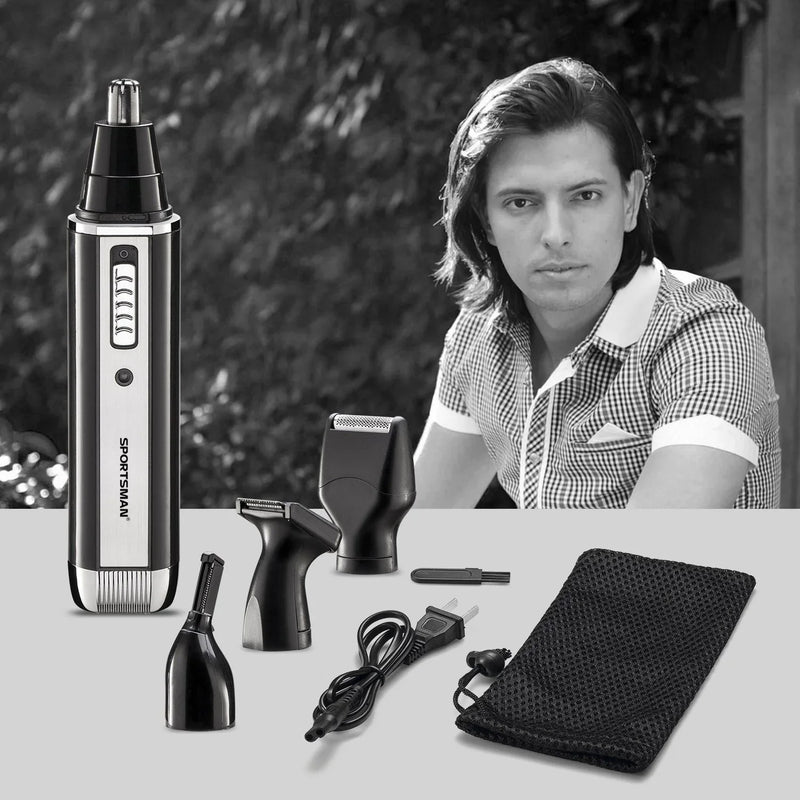 Aparador de Pelos Elétrico 4x1 Bivolt