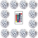 Kit Luminárias De Piscina (Sem Fio Com Controle Remoto)