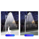 Luminária Solar LED de Parede e Poste para Iluminação Externa Impermeável