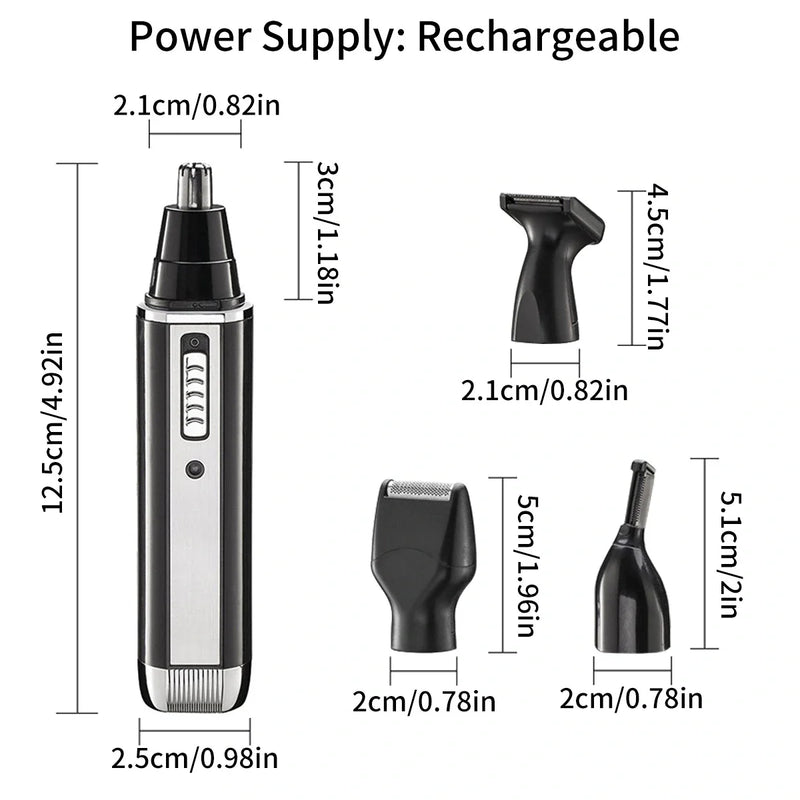 Aparador de Pelos Elétrico 4x1 Bivolt